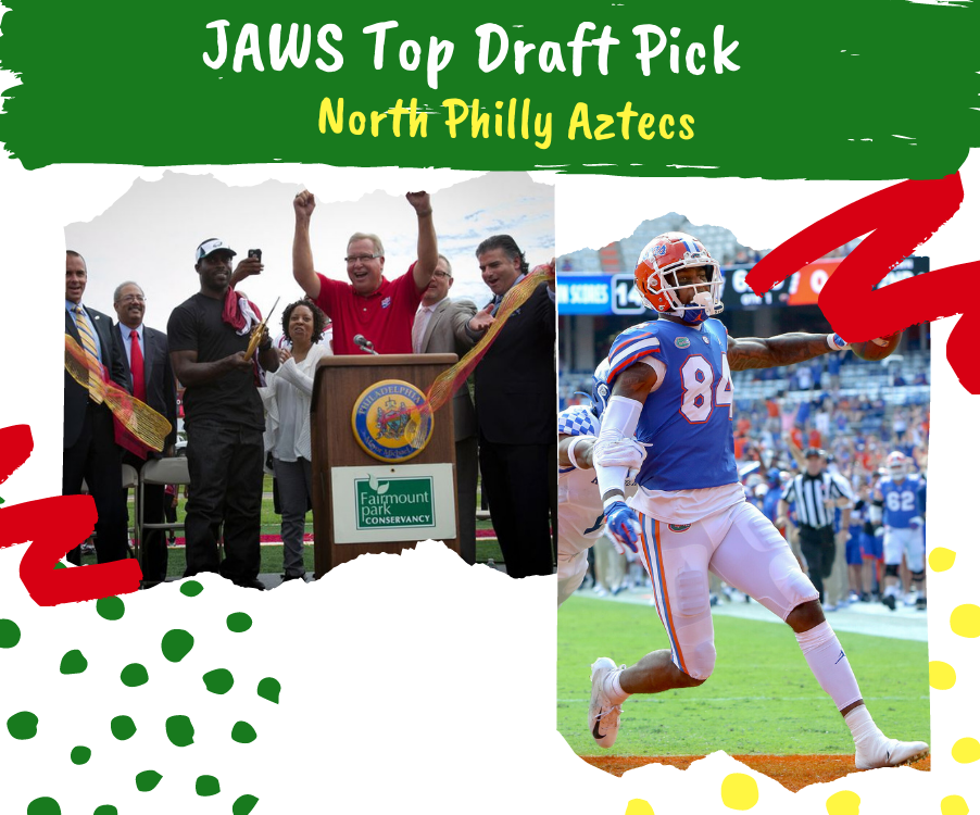 Jaws Top Draft Pick from the North Philly Aztecs