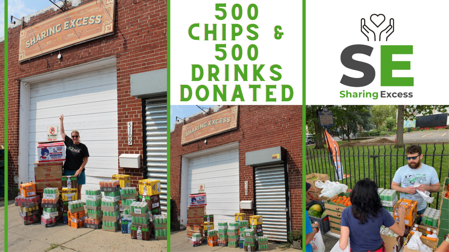 Jaws Youth Playbook Donates 500 Snacks & Drinks to Sharing Excess
