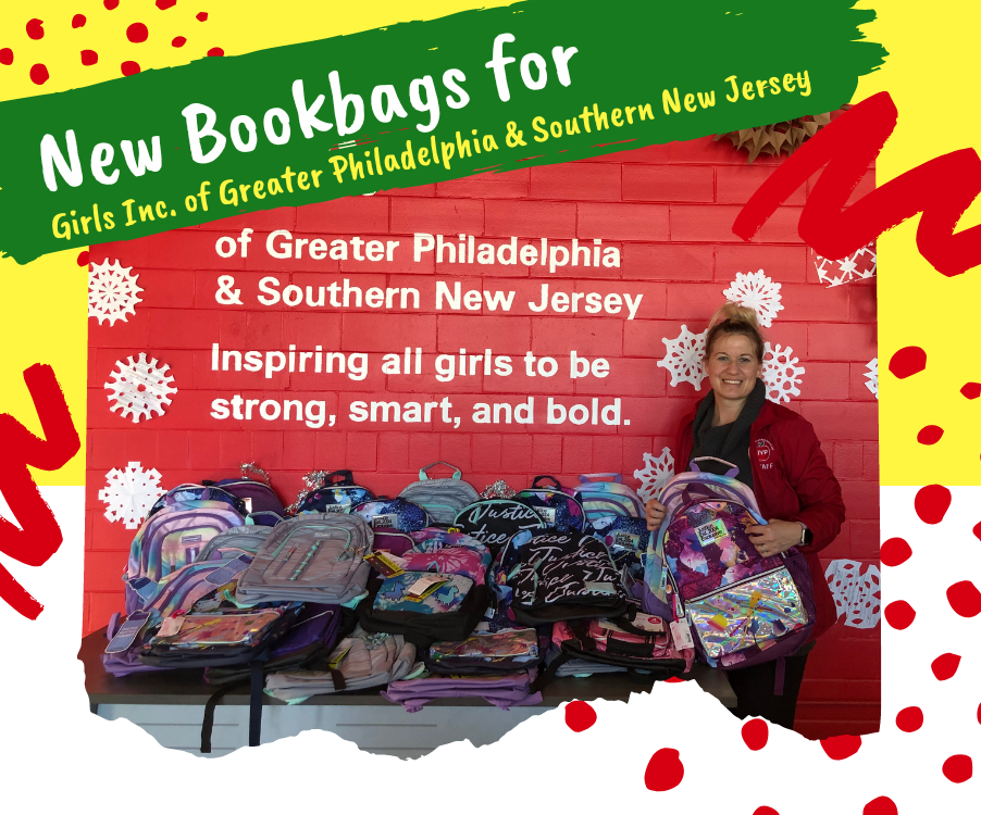 Ron Jaworski's 12 Days of Giving 2022: New Bookbags for Girls Inc.
