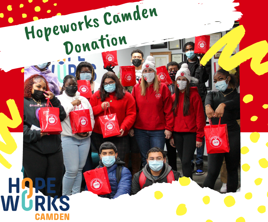 Jaws Youth Playbook Donates to Hopeworks Camden
