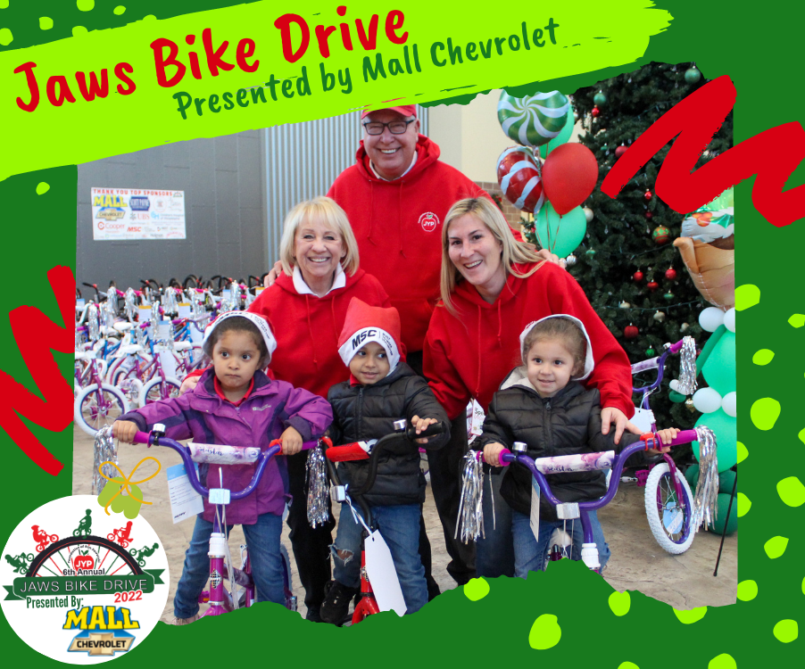 Ron Jaworski gives away over 650 bikes to children at the Salvation Army Kroc Center in Camden for the holiday season