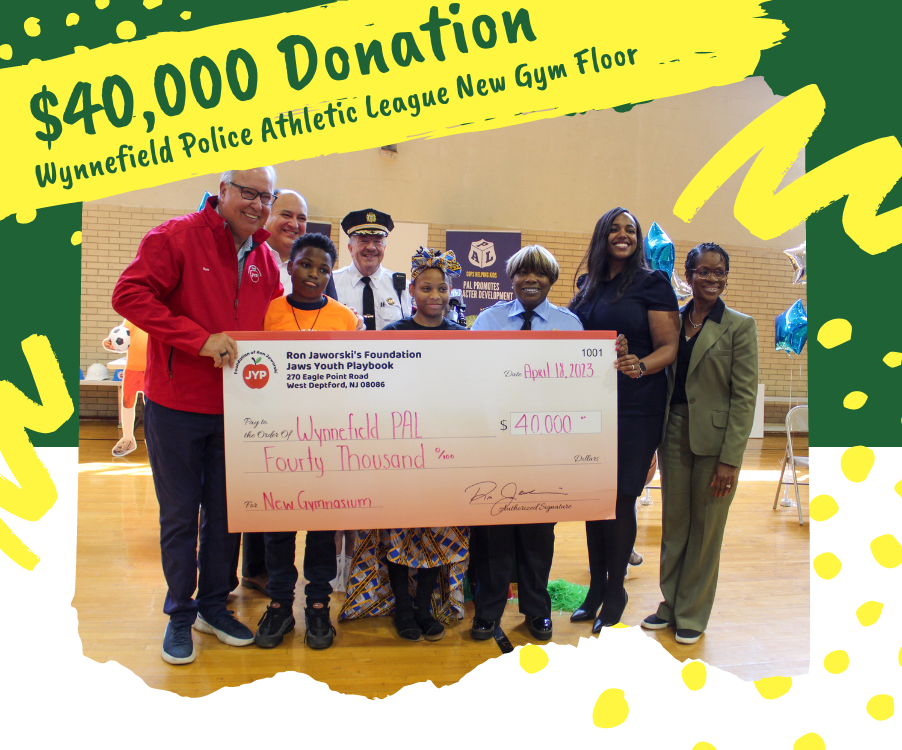 Wynnfield Police Athletic League $40,000 Donation to gym Floor