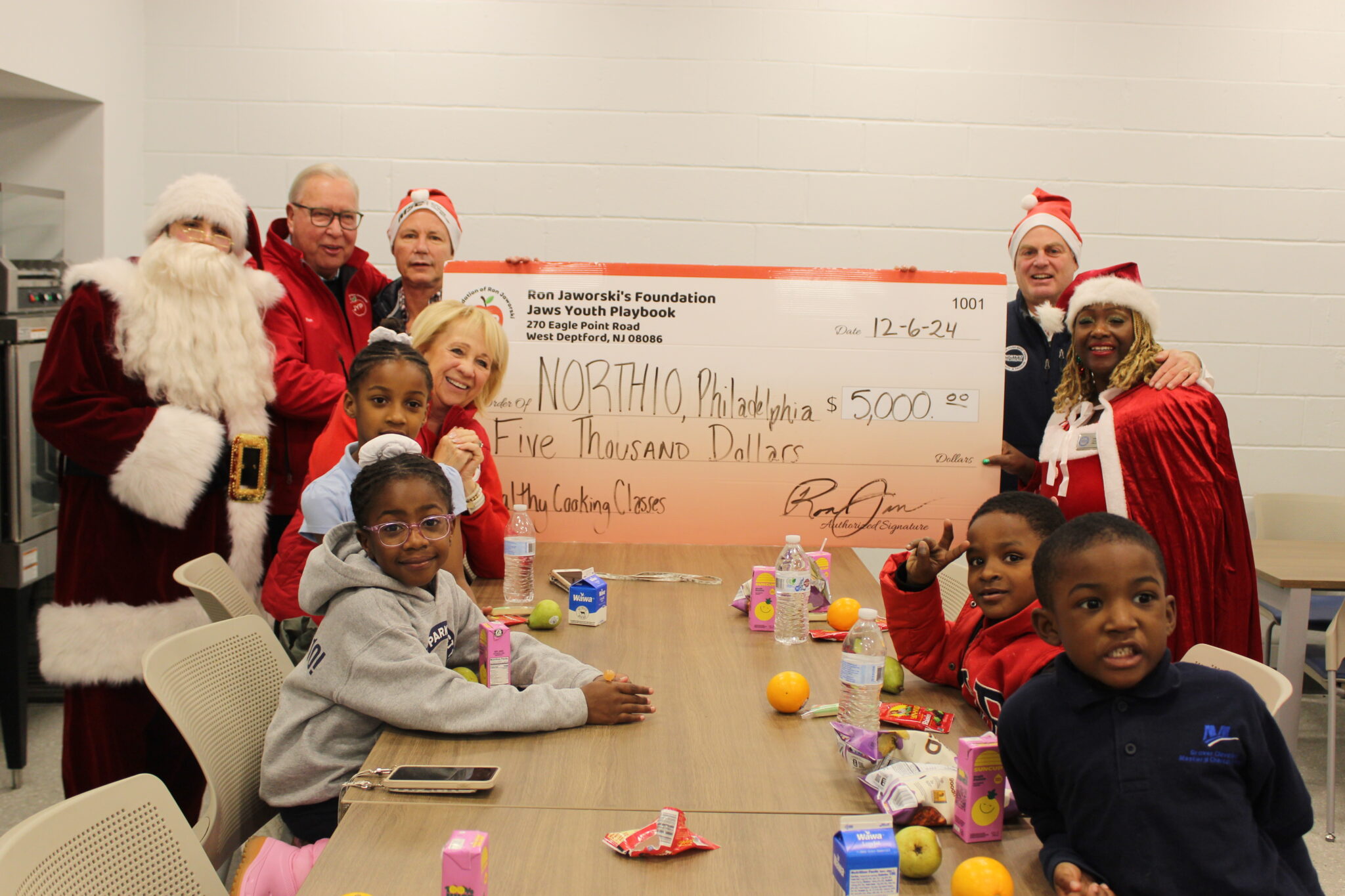 North10 Donation with Santa