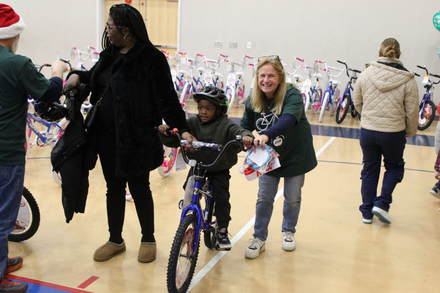 Jaws Bike Drive Volunteer