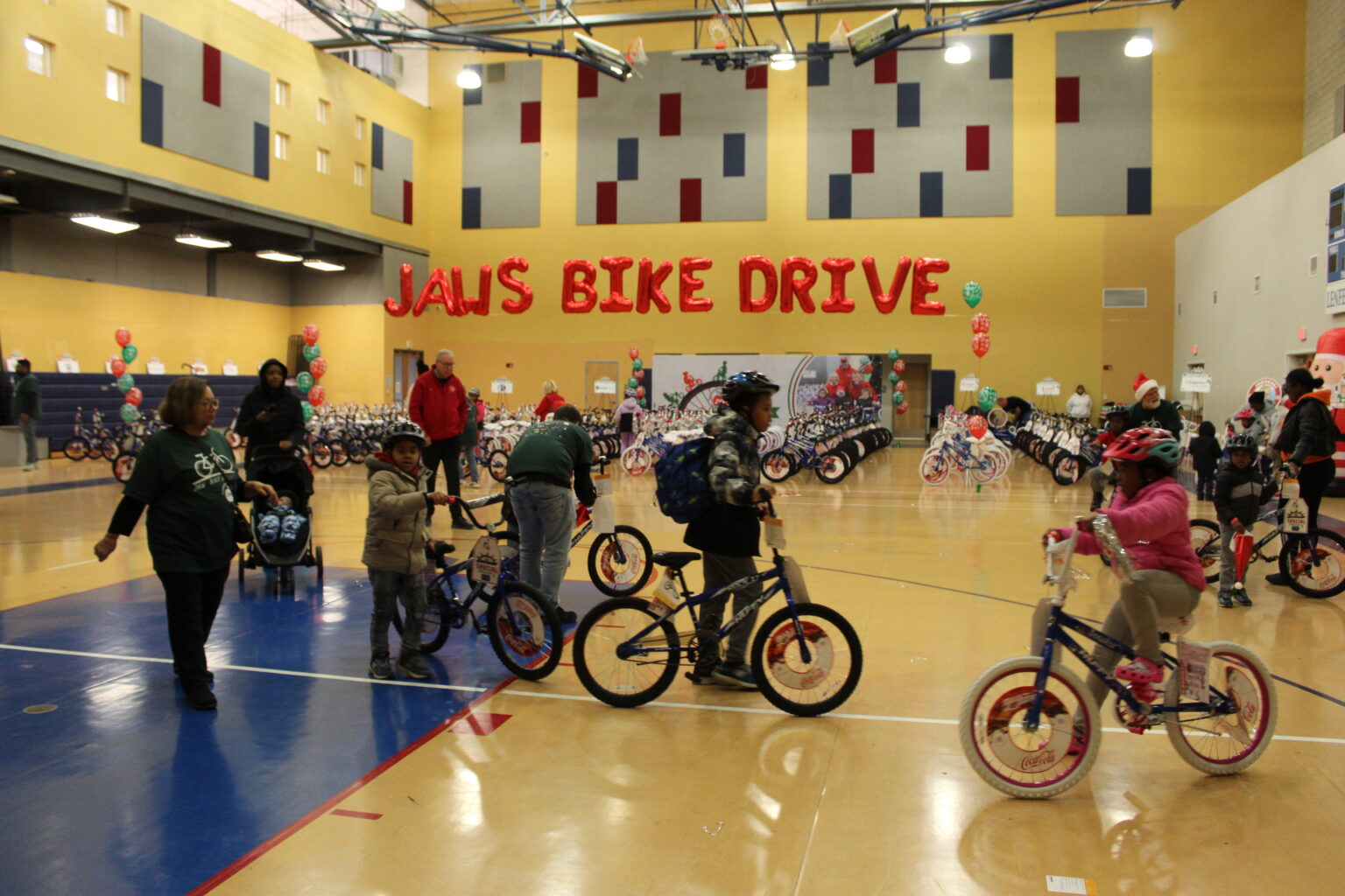 Jaws Bike Drive - Kids Testing Out New Bikes